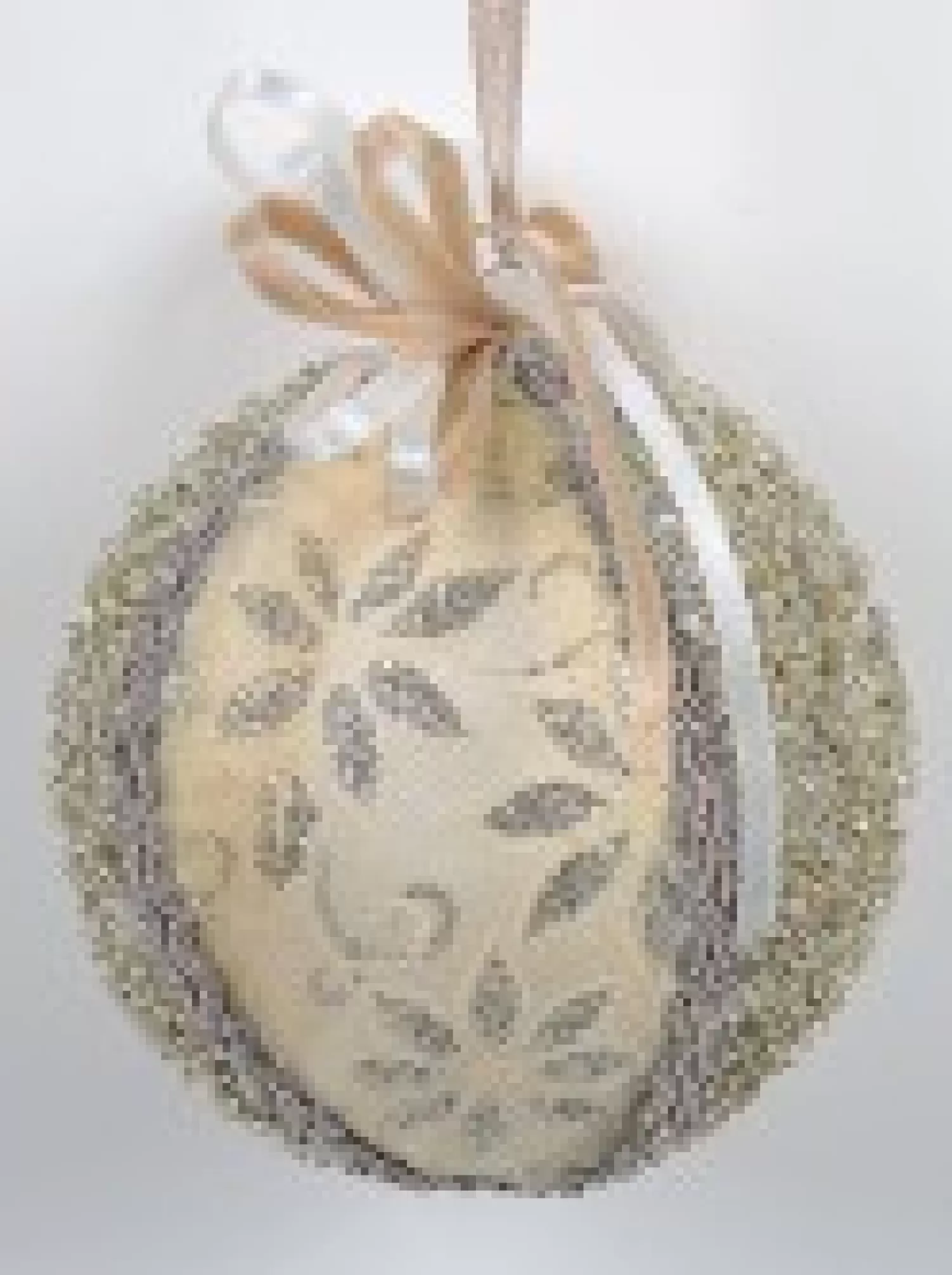 Christmas Warehouse Panel Pattern Decorated Bauble Christmas Tree Hanging Decoration - 80Mm> Hanging Decorations - Individual
