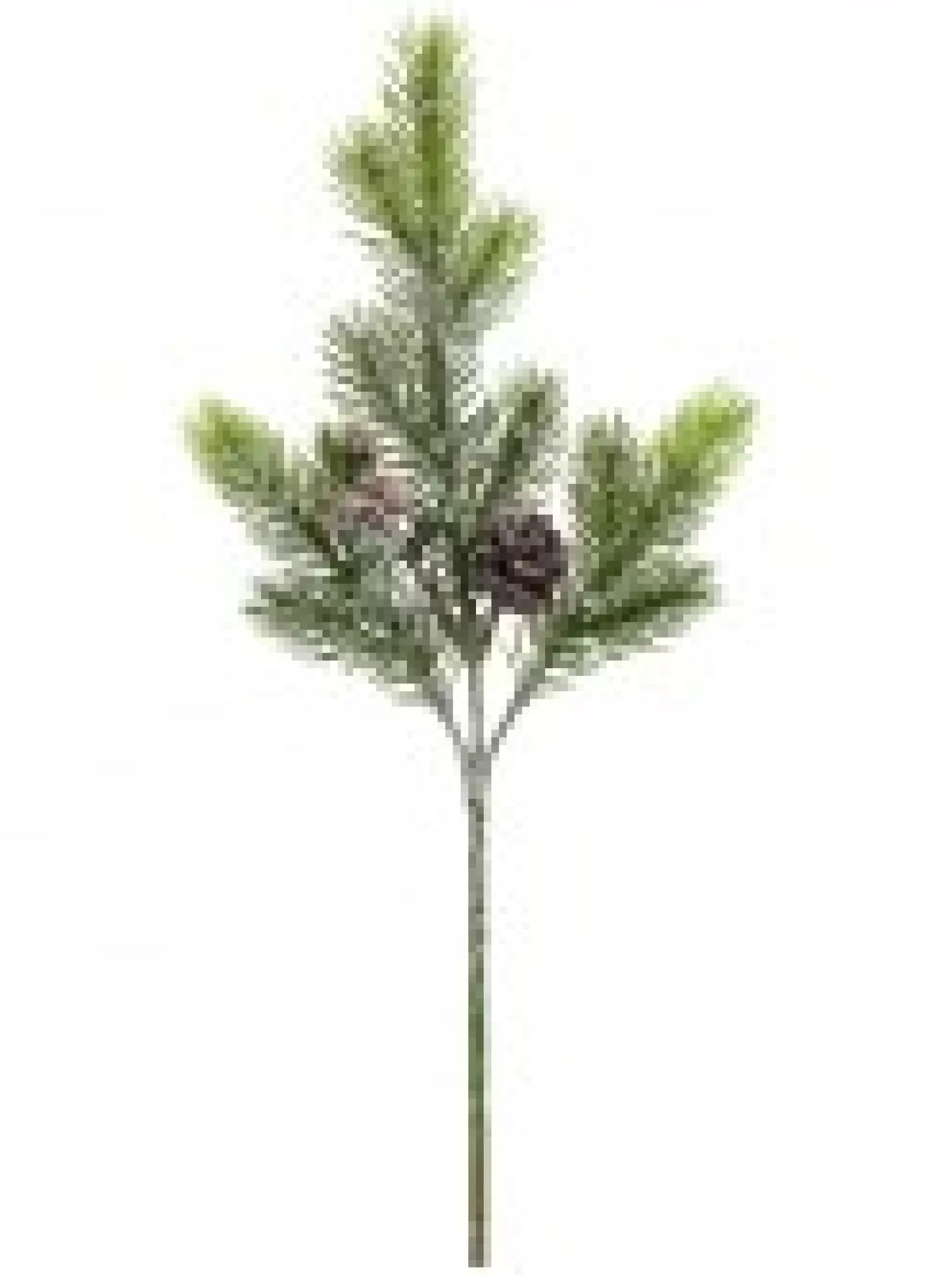 Christmas Warehouse Pine Cone & Berry Frosted Natural Look Pine Christmas Spray - 32Cm> Christmas Picks