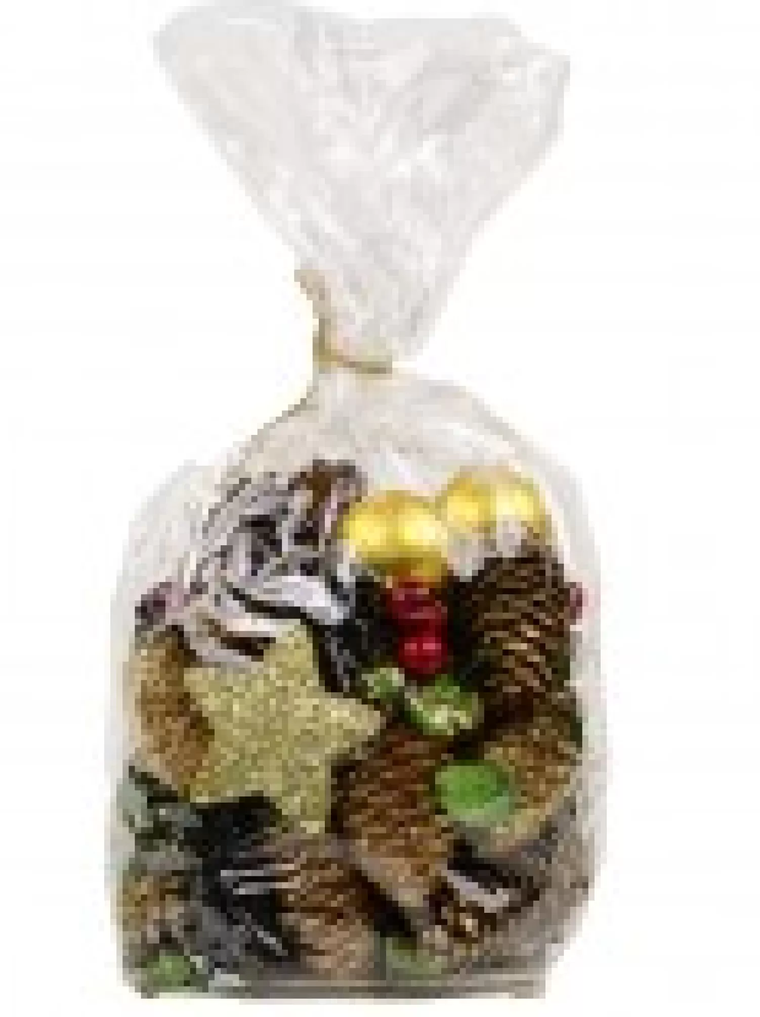 Christmas Warehouse Pine Cones, Stars, Berries & Leaves Assorted Christmas Decoration Mix - 300G> Natural Christmas Decorations