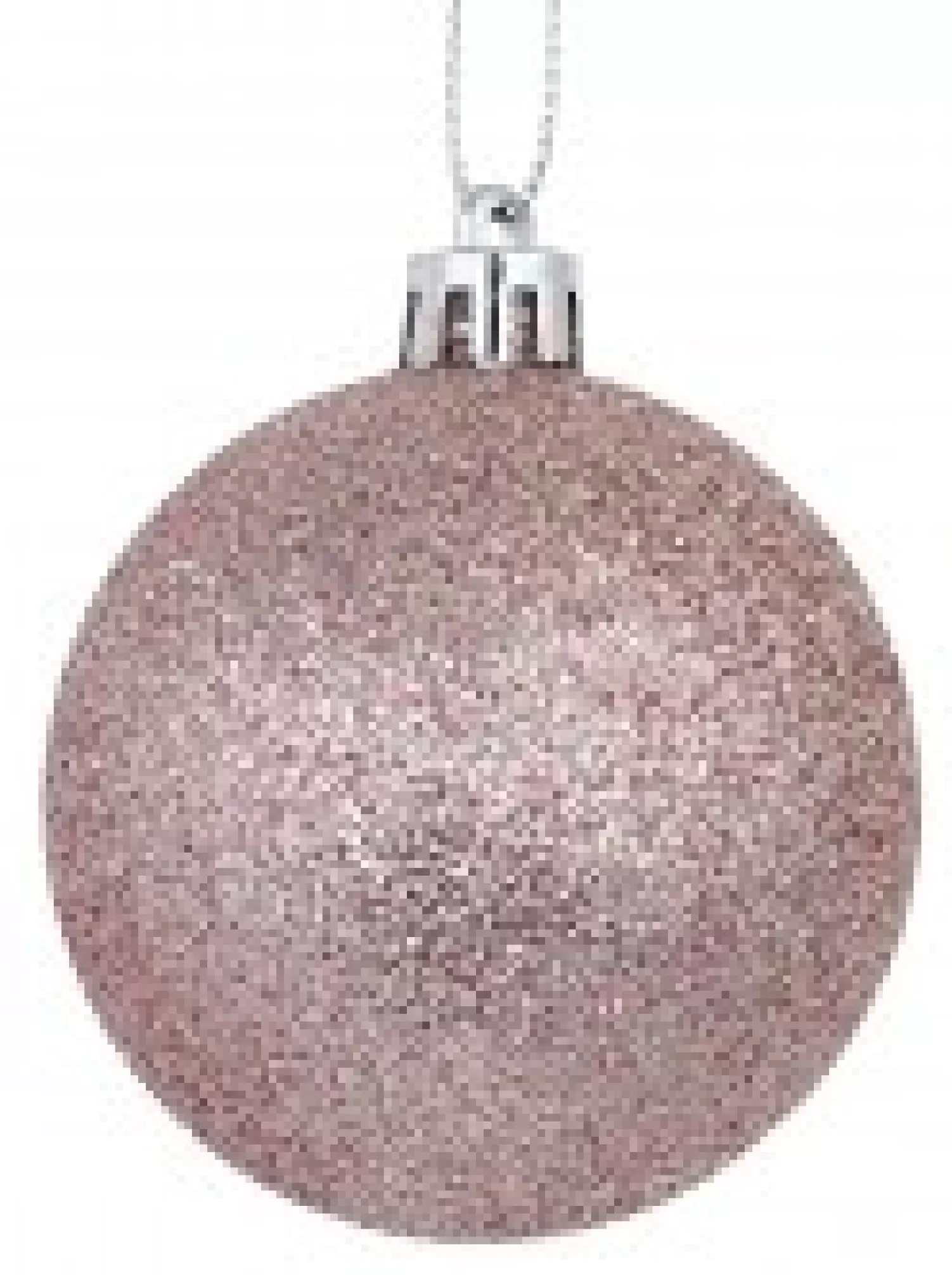 Christmas Warehouse Pink Glittered, Matte & Metallic Christmas Bauble Decorations - 12 X 60Mm> Bauble Packs