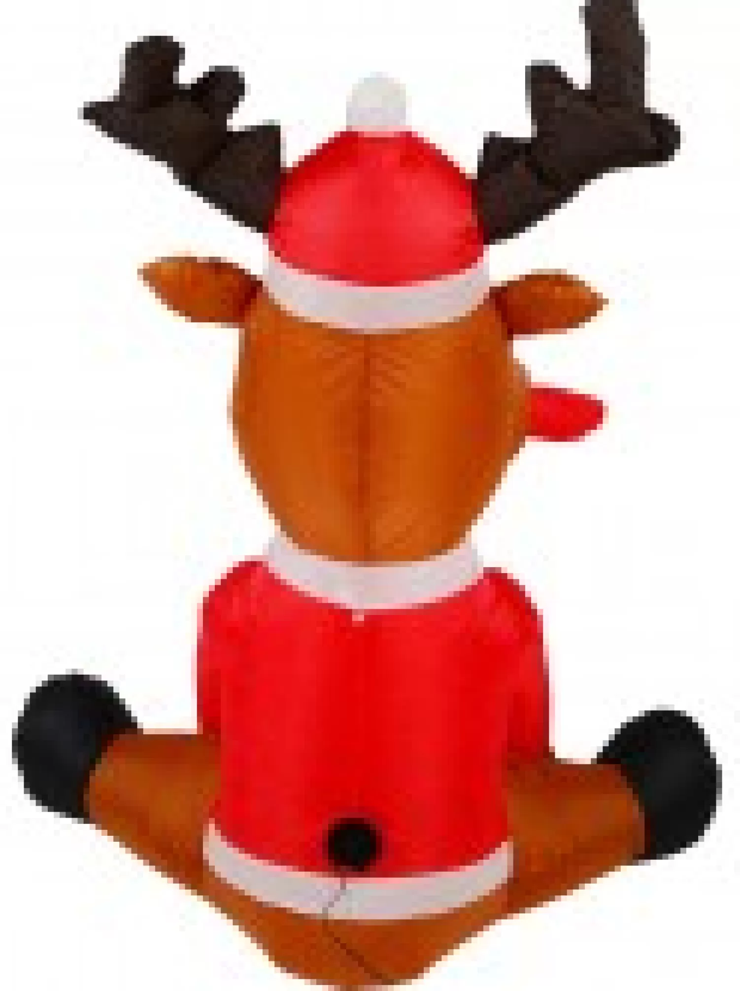 Christmas Warehouse Playful Deer With Candy Cane Illuminated Christmas Inflatable Display - 1.2M> Inflatable Displays