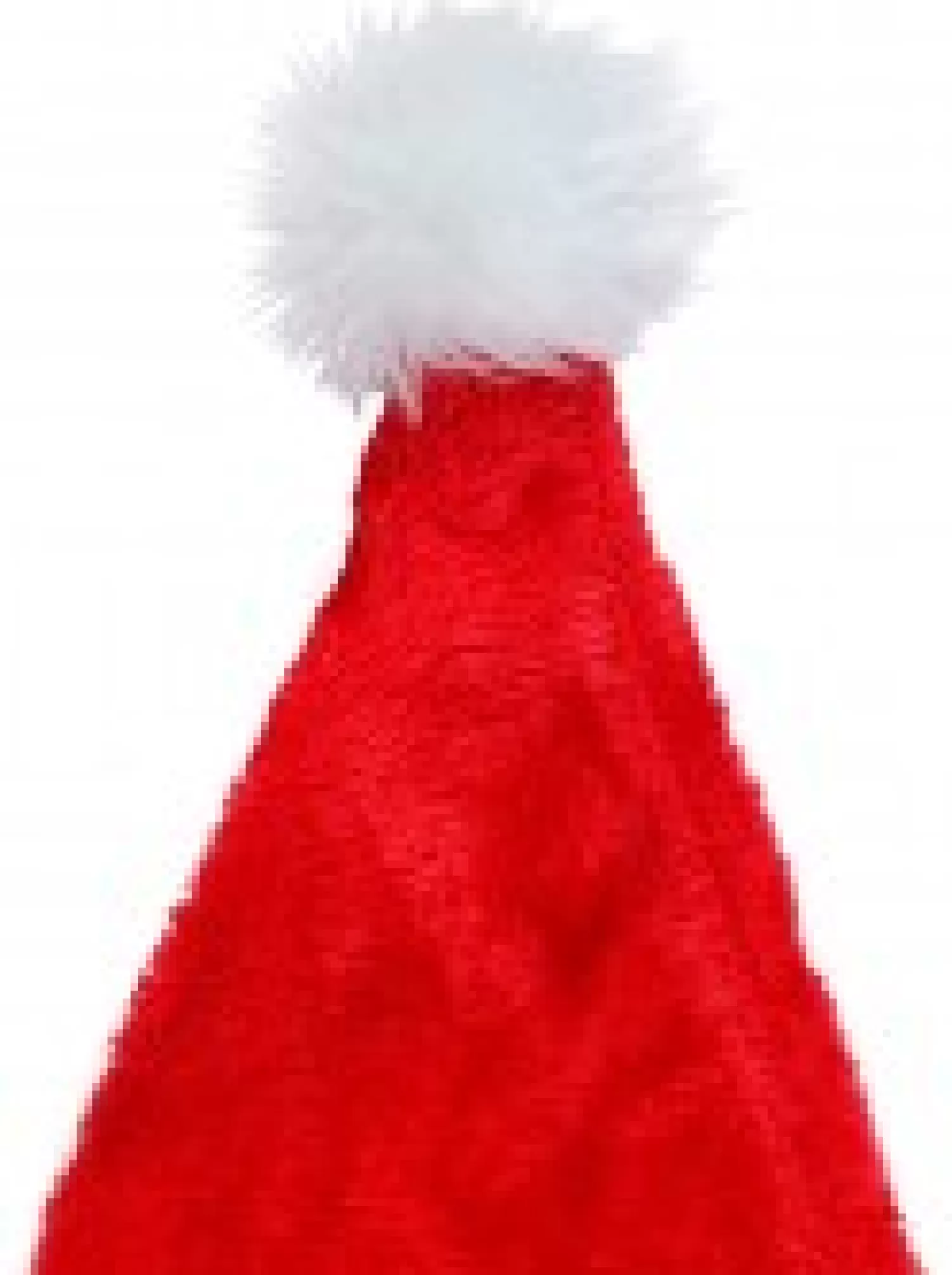 Christmas Warehouse Plush Red Traditional Christmas Santa Hat - One Size Fits Most> Santa Hats