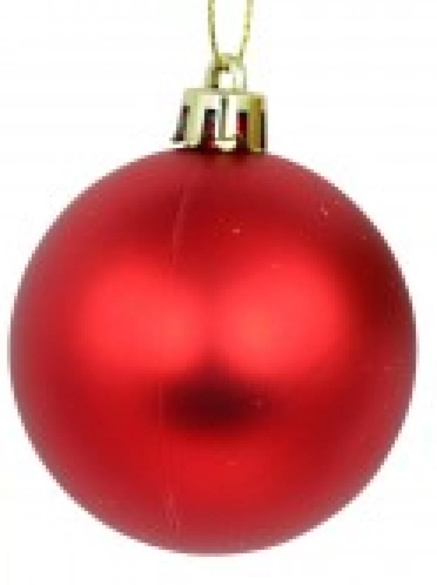 Christmas Warehouse Red & Gold Metallic, Matte & Glitter Christmas Baubles - 12 X 60Mm> Bauble Packs