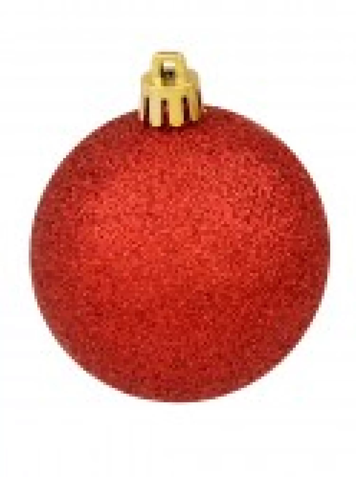 Christmas Warehouse Red & Silver Christmas Baubles With 4 Glitter Designs & Shiny - 9 X 60Mm> Bauble Packs