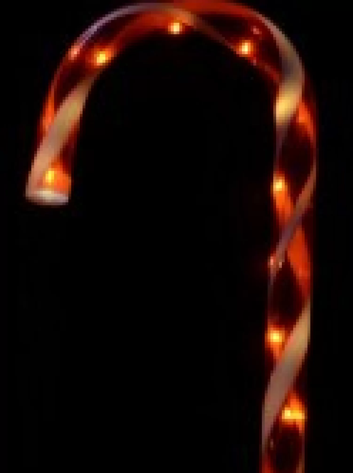 Christmas Warehouse Red & White Candy Cane Garden Christmas Path Light Set - 4 X 80Cm> Path Lights