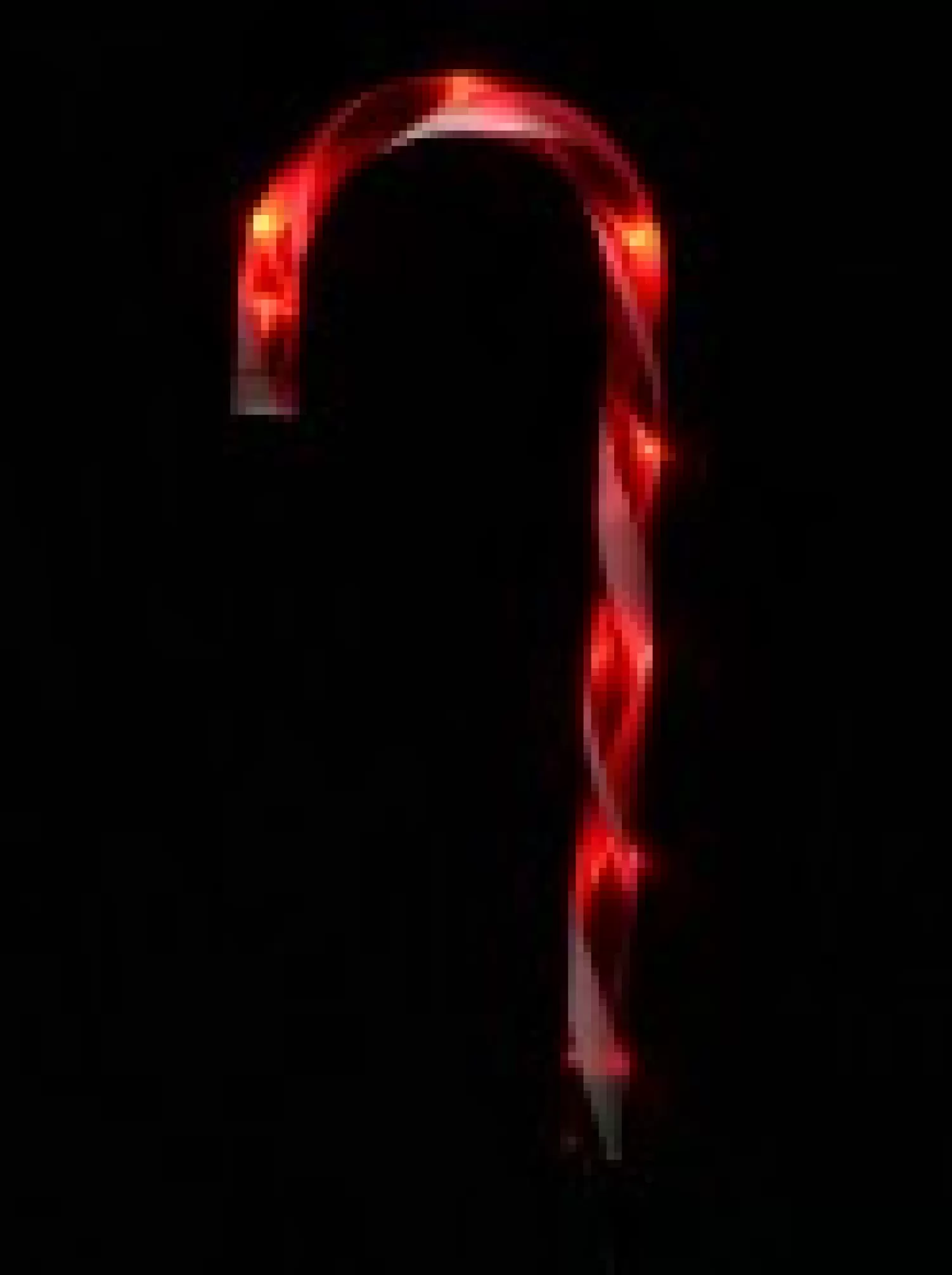 Christmas Warehouse Red & White Stripe Led Candy Cane Solar Powered Path Lights - 4 X 43Cm> Path Lights