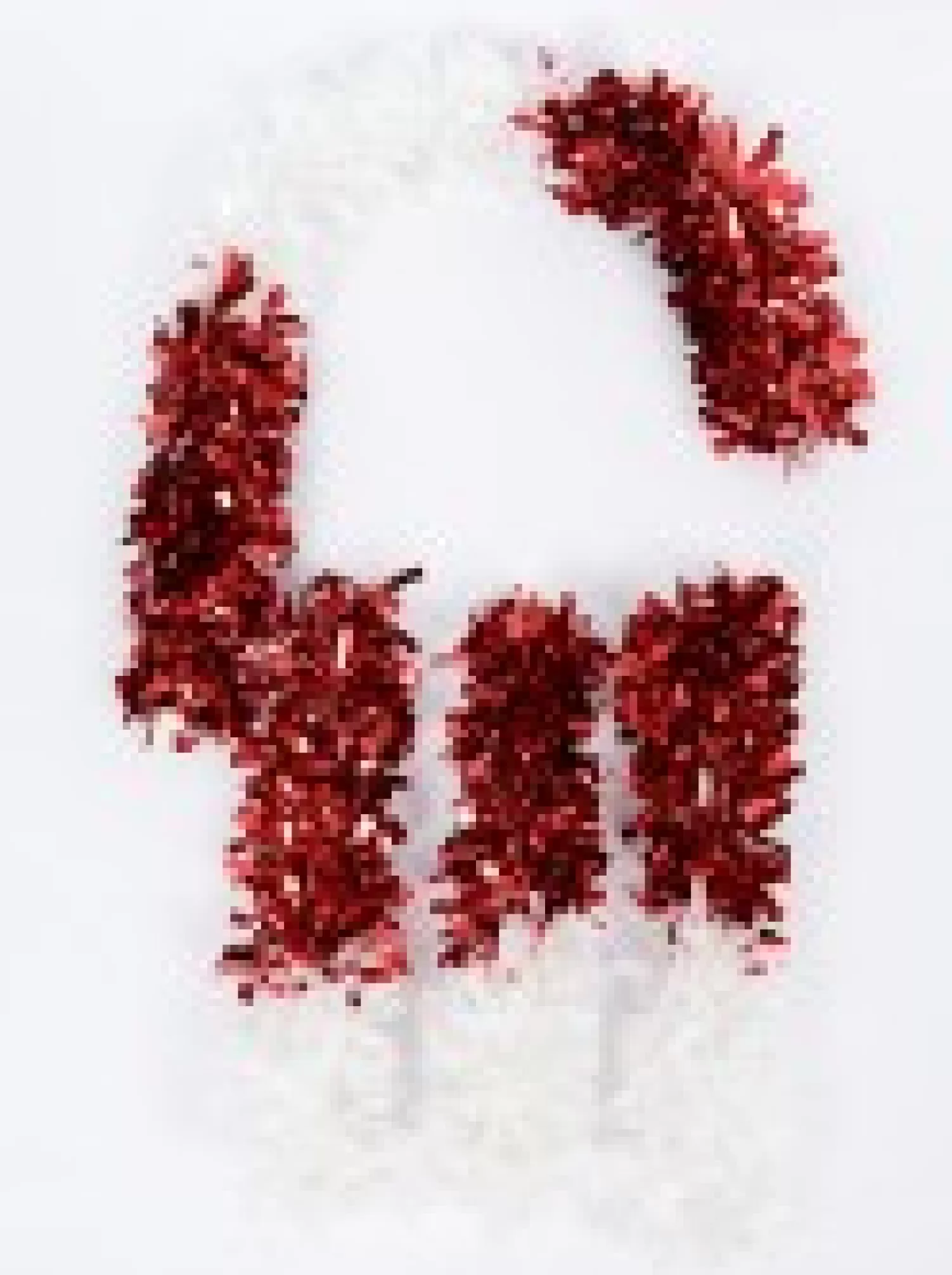 Christmas Warehouse Red & White Stripe Tinsel Candy Cane Stick Christmas Display Decoration - 1.1M> Large Display Decorations