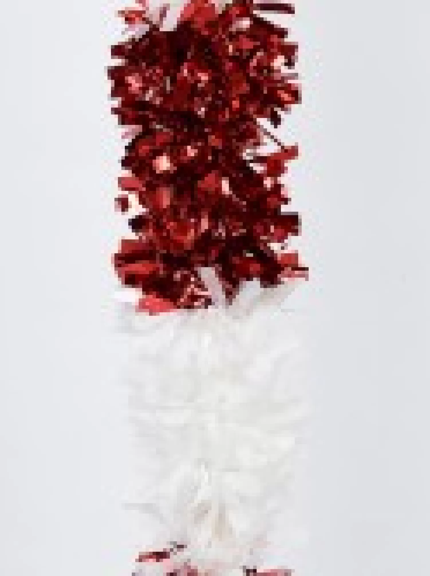 Christmas Warehouse Red & White Stripe Tinsel Candy Cane Stick Christmas Display Decoration - 1.1M> Large Display Decorations