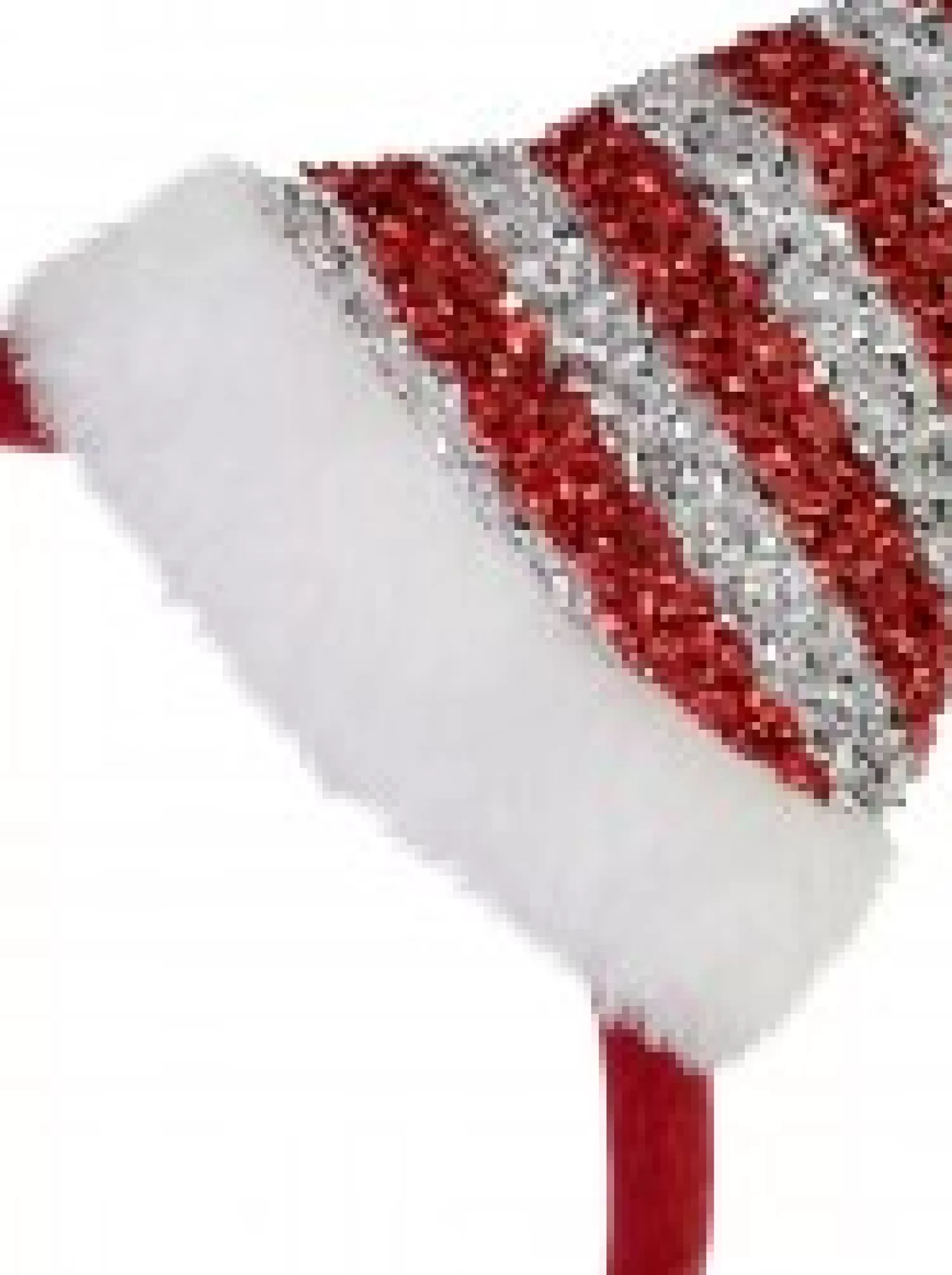 Christmas Warehouse Red Christmas Headband With Red & Silver Santa Hat - One Size Fits Most> General Headwear