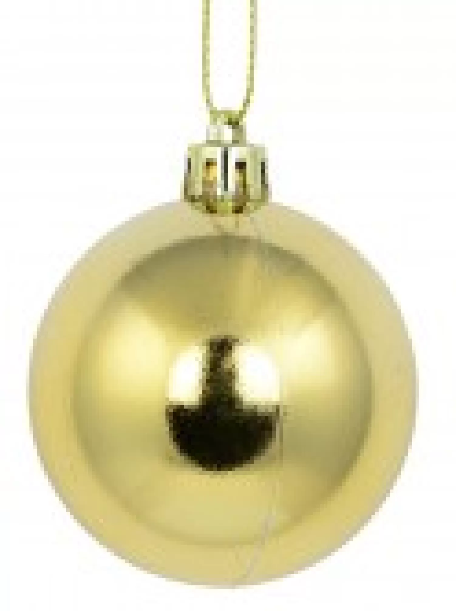 Christmas Warehouse Red Glittered, Green Matte & Gold Metallic Christmas Baubles - 12 X 60Mm> Bauble Packs