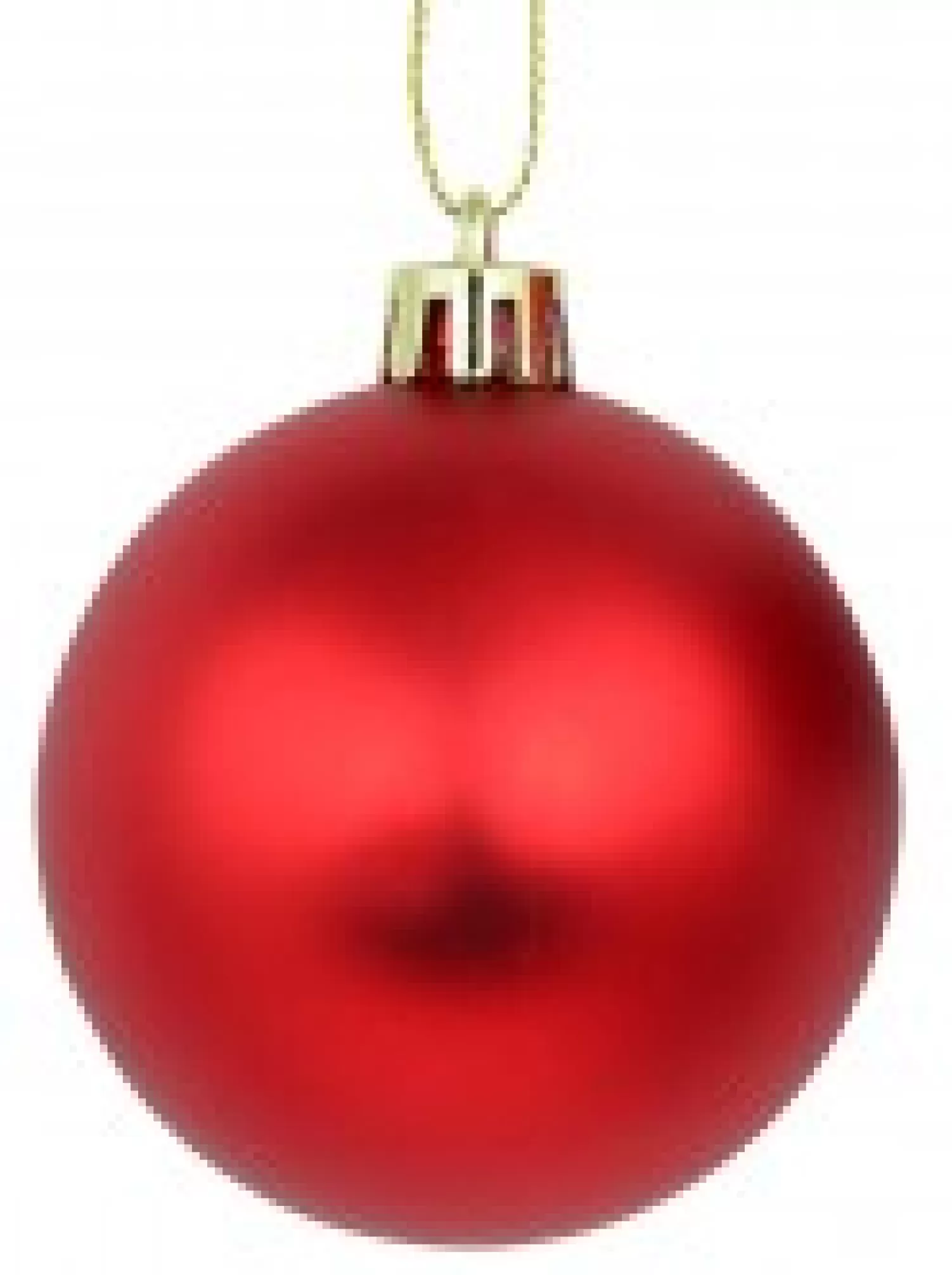 Christmas Warehouse Red Glittered, Matte & Metallic Christmas Bauble Decorations - 12 X 60Mm> Bauble Packs