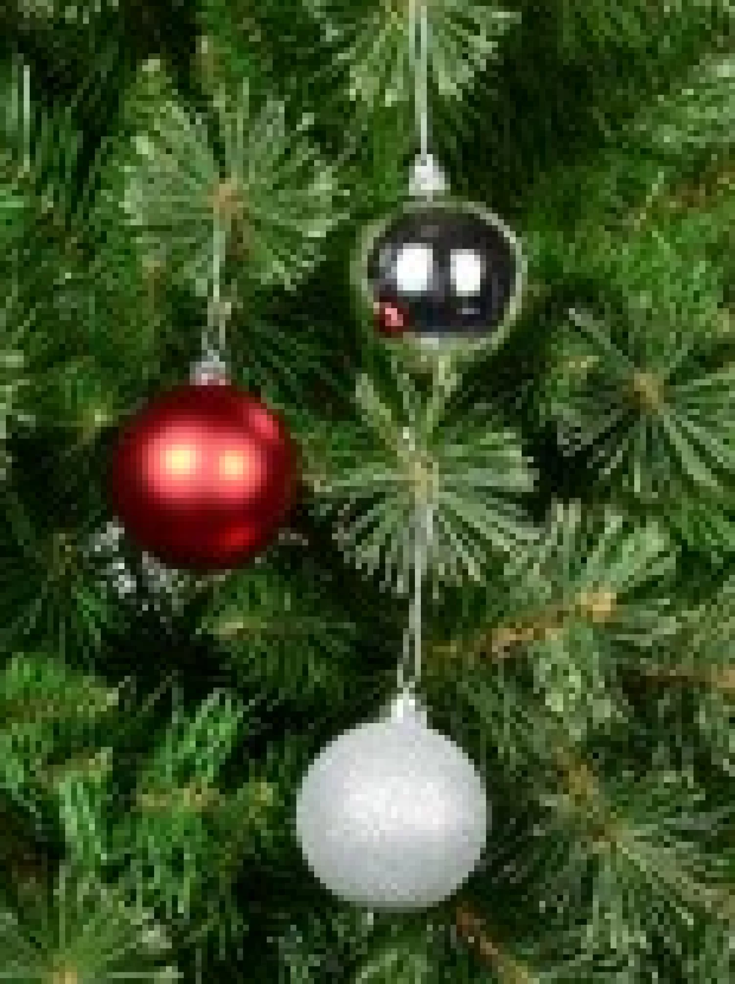 Christmas Warehouse Red Glittered, Matte & Metallic Christmas Bauble Decorations - 12 X 60Mm> Bauble Packs