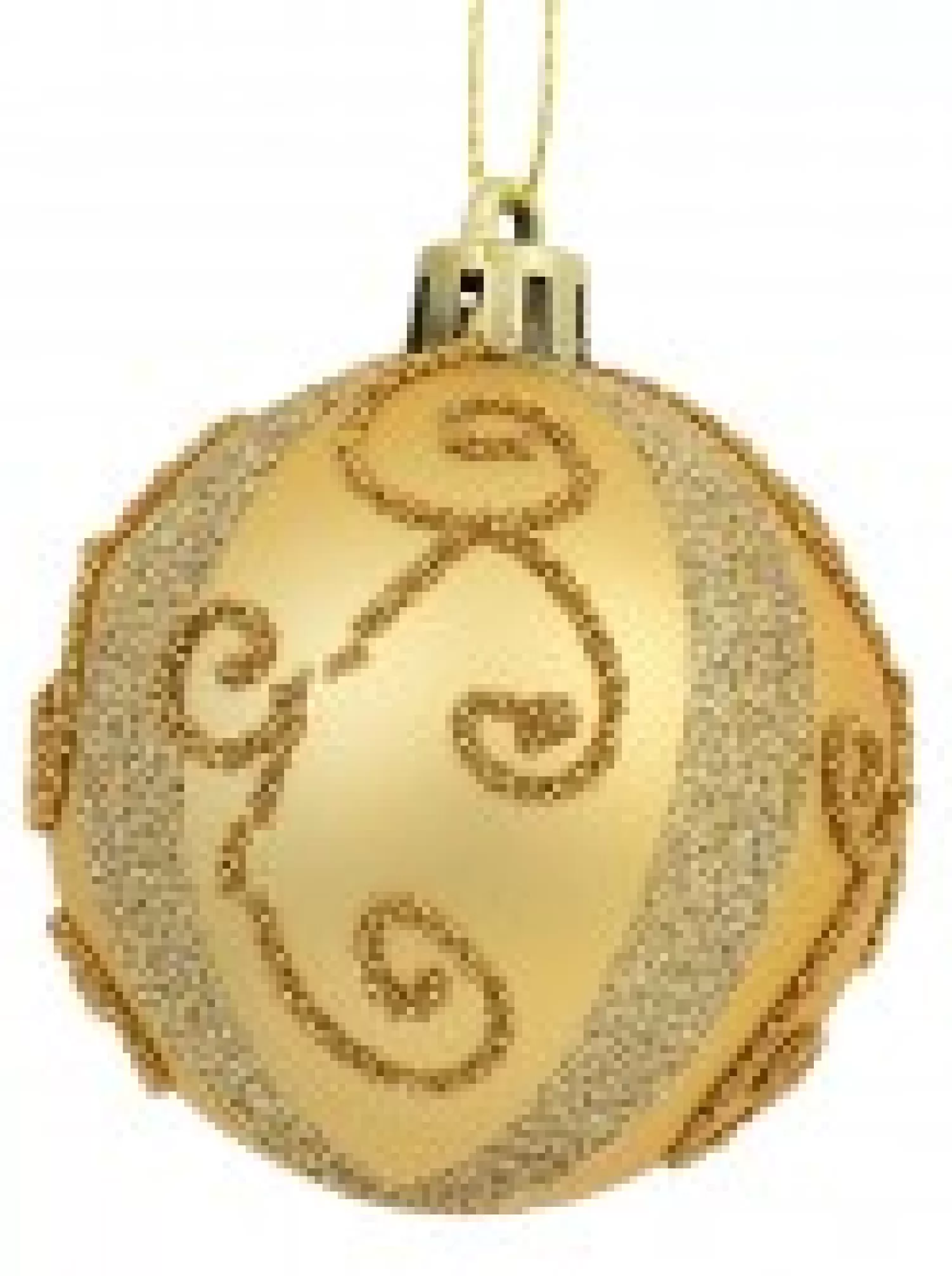 Christmas Warehouse Red, Green & Gold Baubles With Gold Filigree Pattern & Thick Stripe - 6 X 60Mm> Bauble Packs