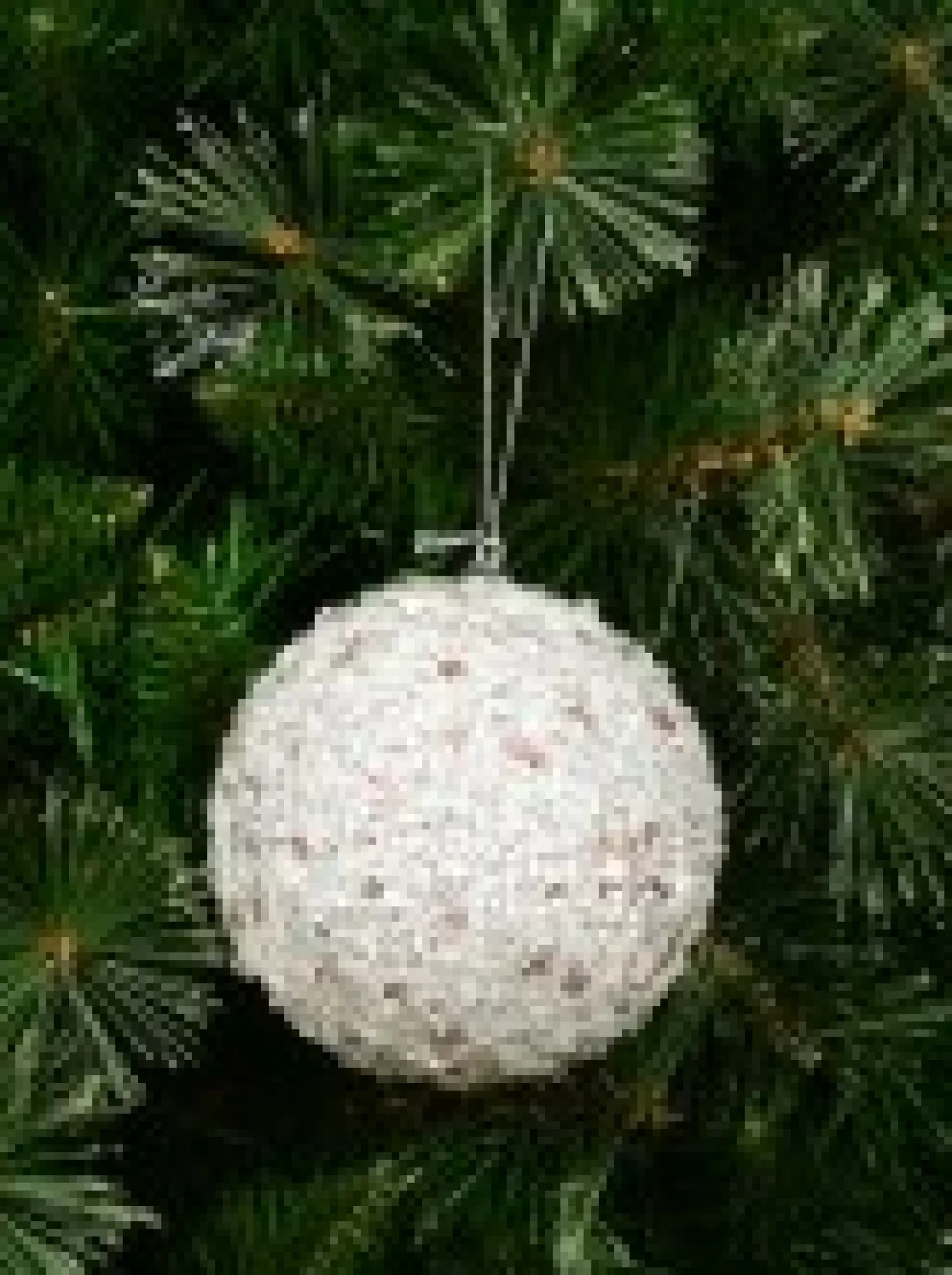 Christmas Warehouse Rose Gold & Silver Sequins Bauble Christmas Tree Hanging Decoration - 10Cm> Hanging Decorations - Individual