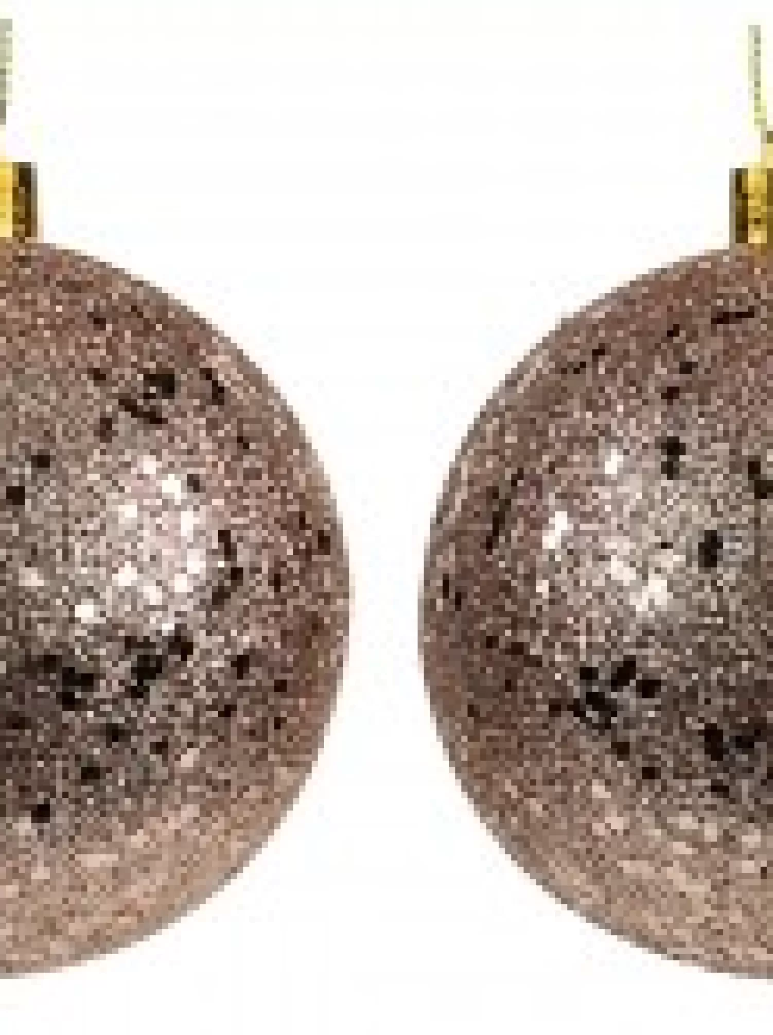Christmas Warehouse Rose Gold Metallic Sequins & Glitter Coated Christmas Baubles - 4 X 80Mm> Bauble Packs