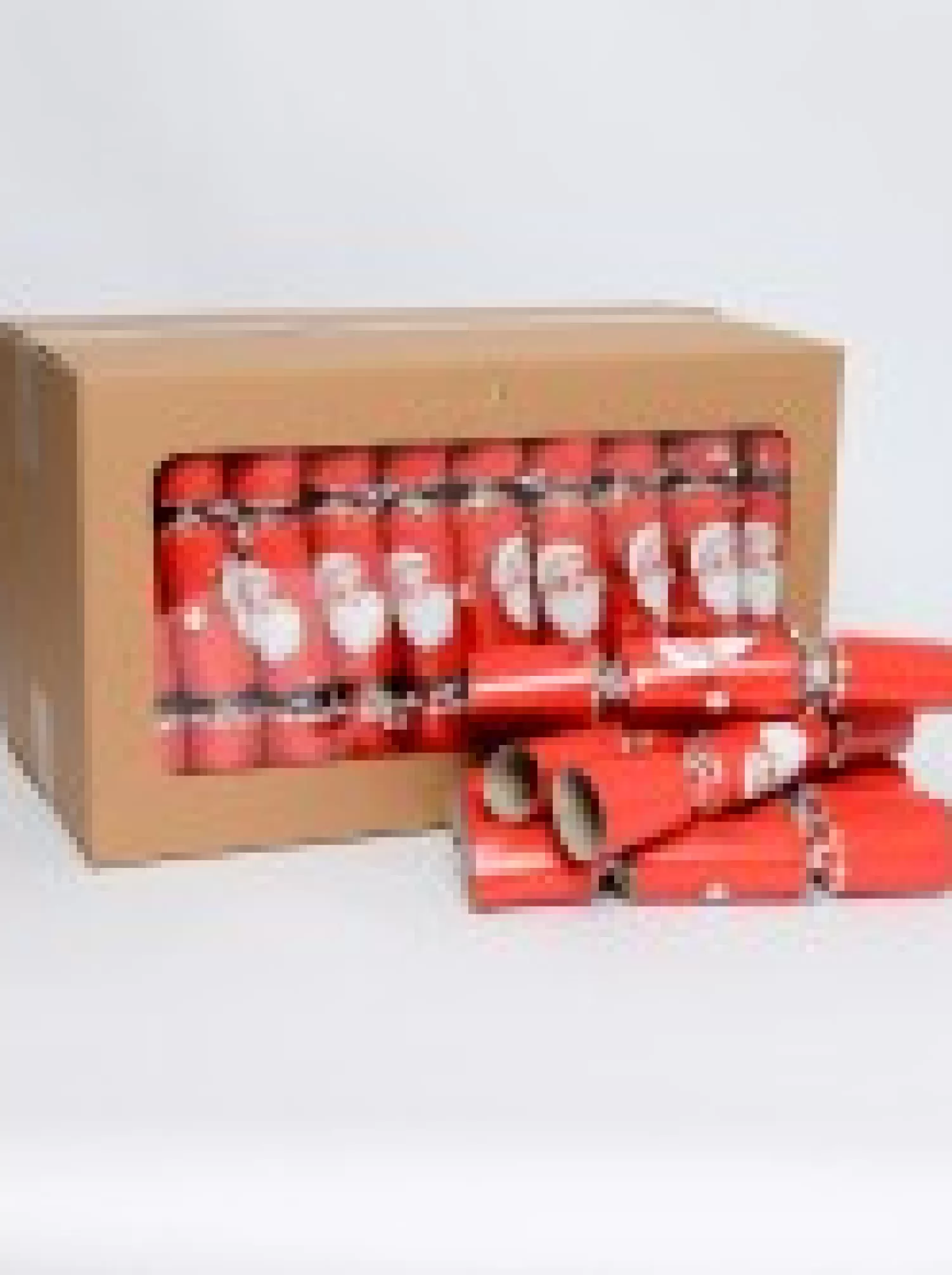 Christmas Warehouse Rosy Red Cheek Traditional Jolly Santa Christmas Cracker Bon Bons - 50 X 30Cm> Christmas Cracker Bon Bon Catering Packs (50 Per Pack)