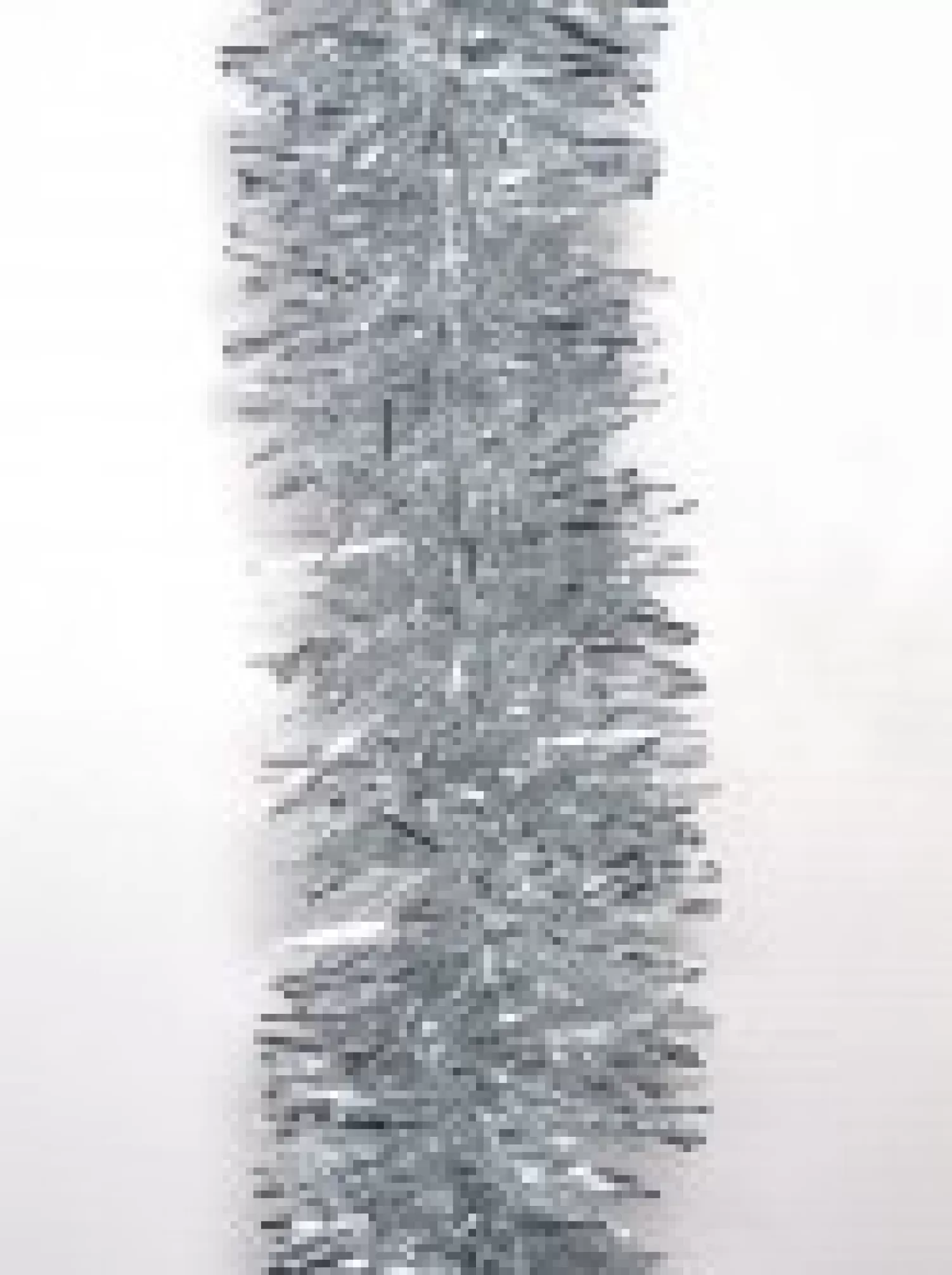 Christmas Warehouse Silver Metallic 6Ply Classic Christmas Tinsel Garland - 50Mm X 5M> Tinsel