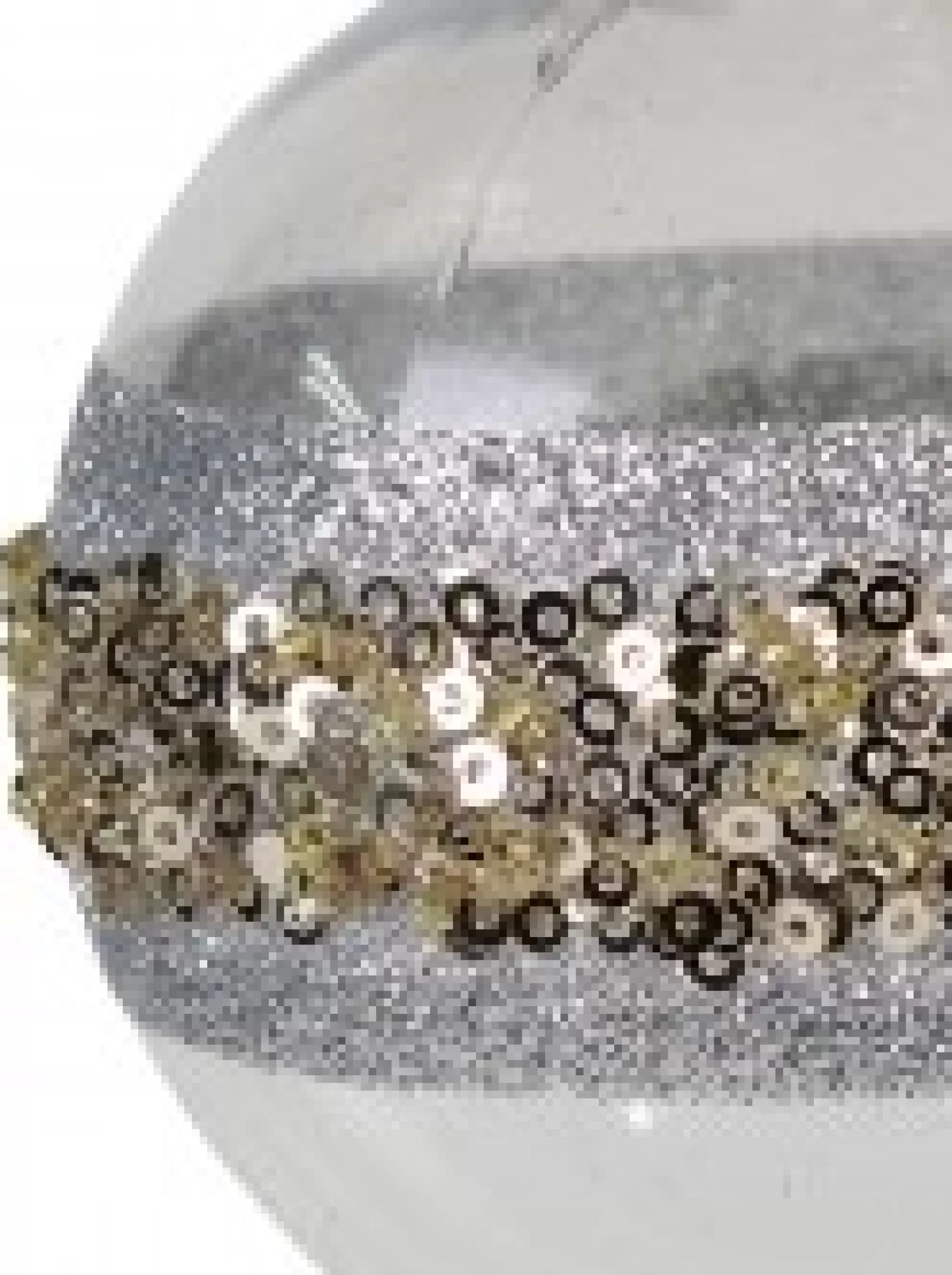 Christmas Warehouse Silver Stripe Decorated Bauble Christmas Tree Hanging Decoration - 80Mm> Hanging Decorations - Individual
