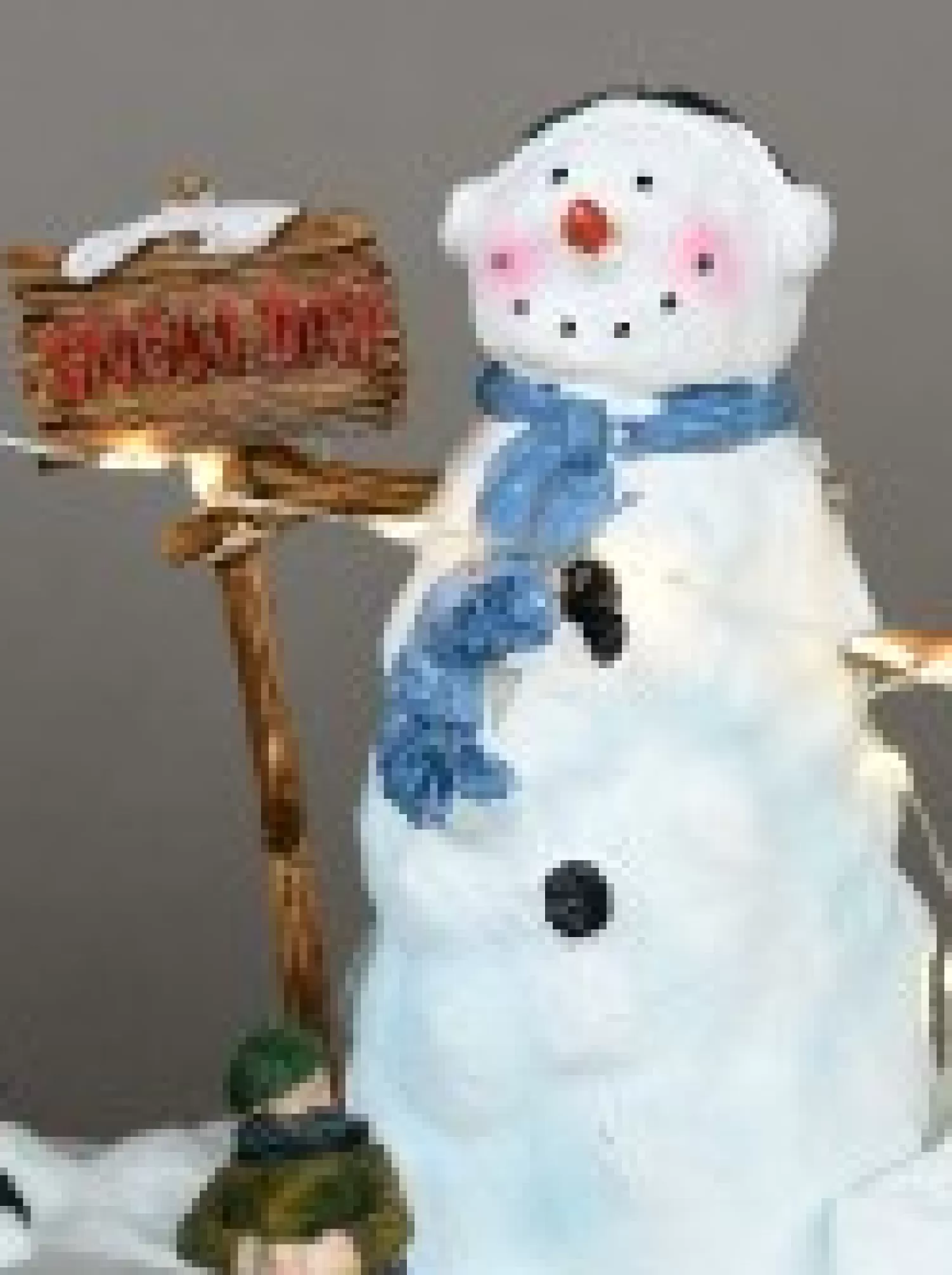 Christmas Warehouse Snow Day! Skating Around A Frozen Pond Christmas Village Scene - 26Cm> Christmas Village Scenes