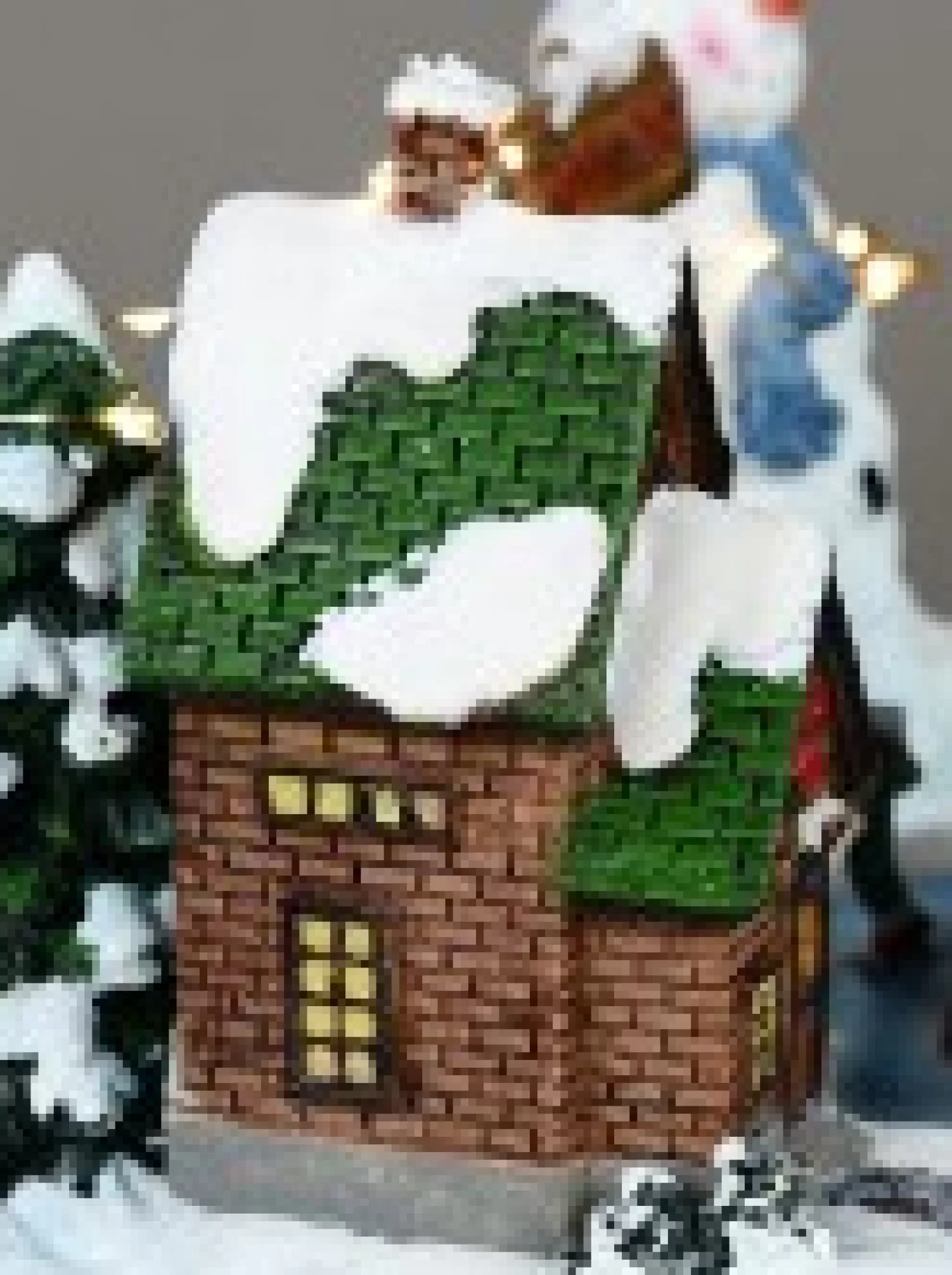 Christmas Warehouse Snow Day! Skating Around A Frozen Pond Christmas Village Scene - 26Cm> Christmas Village Scenes