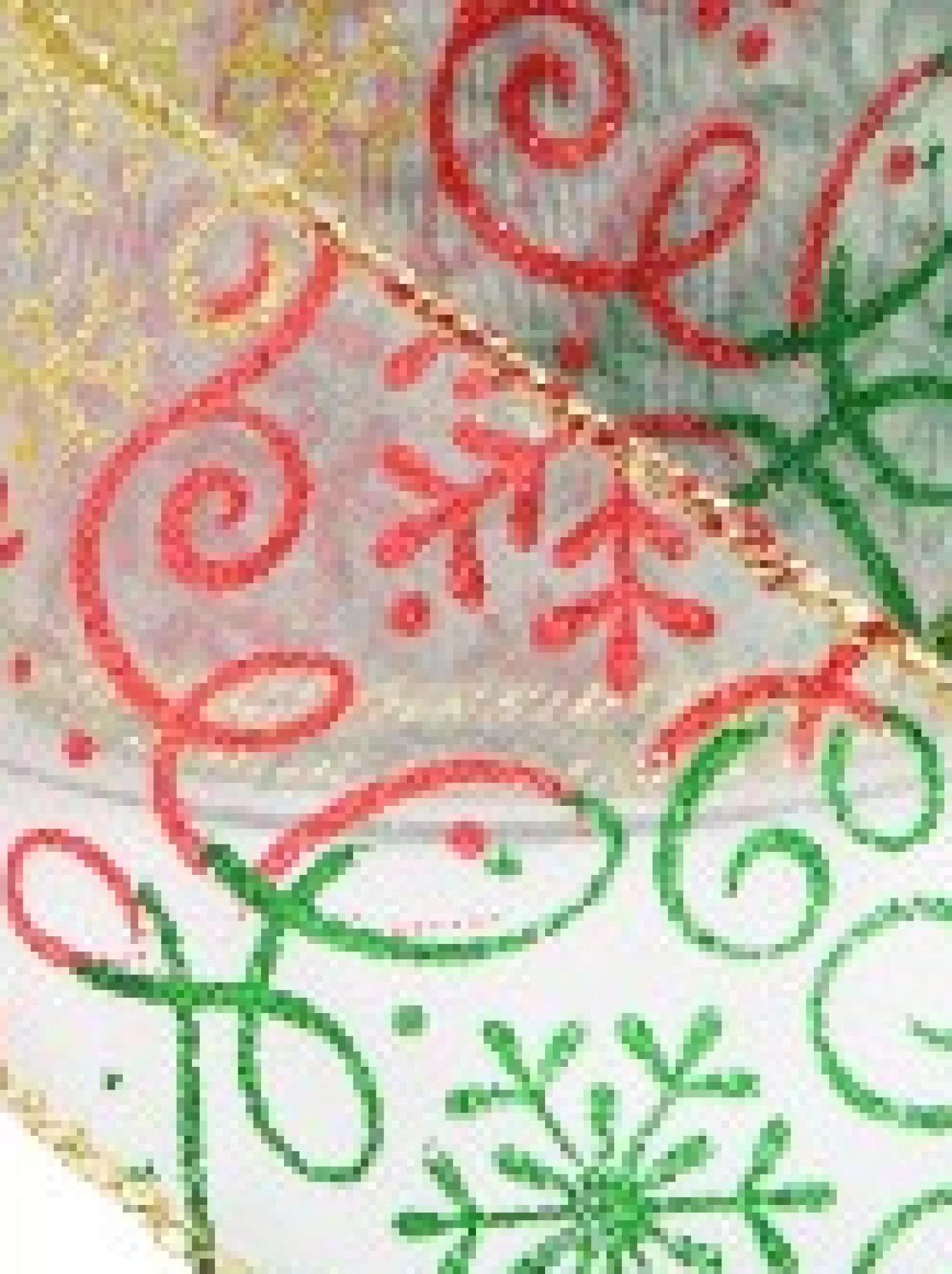 Christmas Warehouse Snowflakes & Swirl Patterns On Sheer Christmas Ribbon With Gold Edging - 3M> Christmas Ribbon