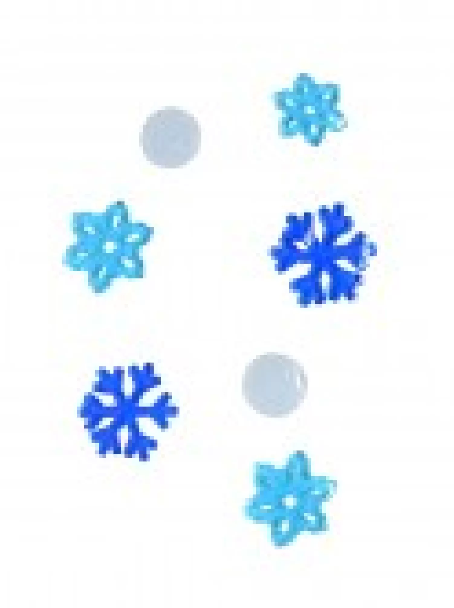 Christmas Warehouse Snowman, Snowflakes & Snowballs Gel Window Cling Decoration - 19Cm> Window Decals, Stencils & Stickers