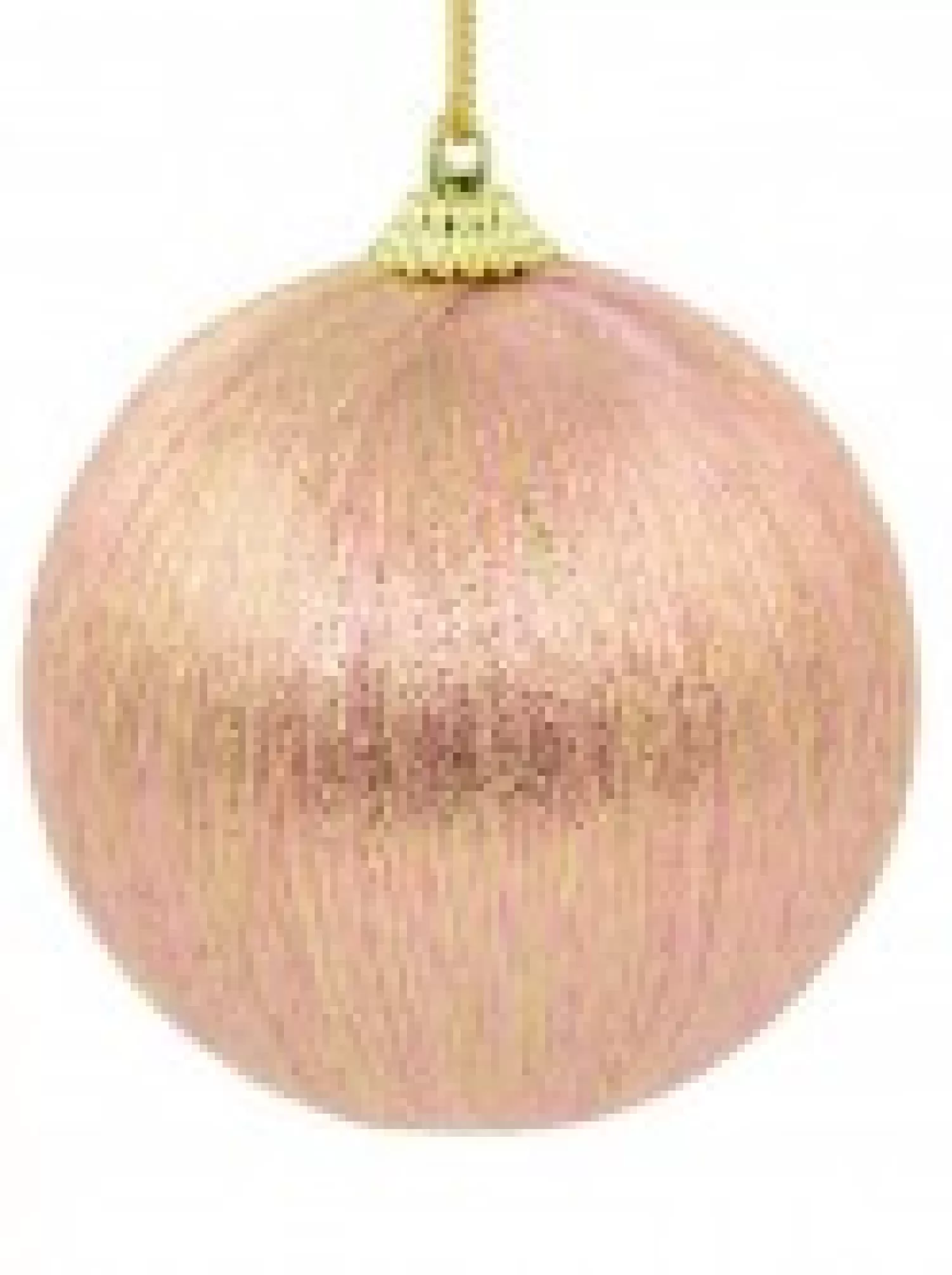 Christmas Warehouse Spectacular Pink Christmas Baubles Decorated With Gold Silk Thread - 8 X 75Mm> Bauble Packs