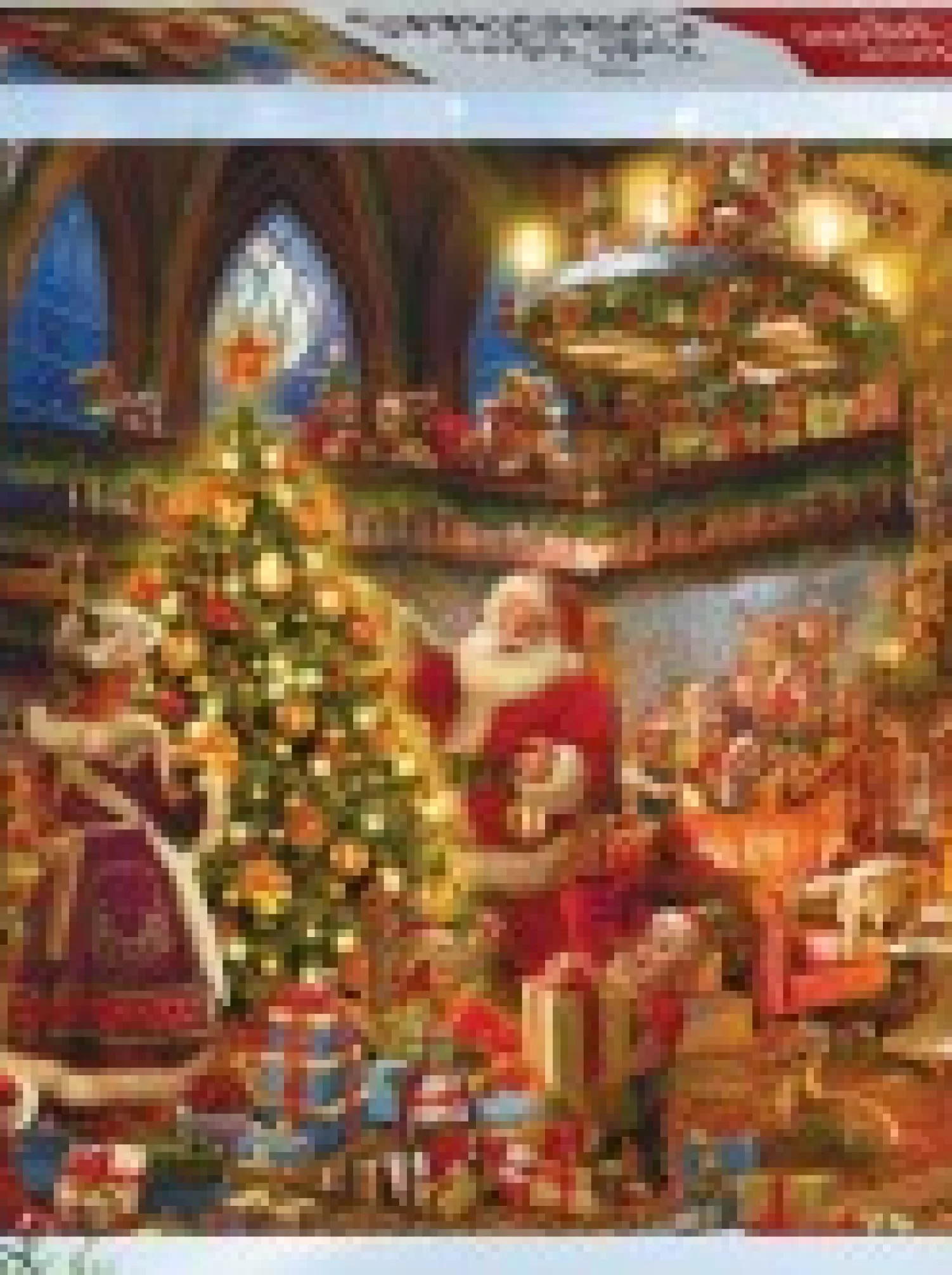 Christmas Warehouse The Night Before Christmas With Santa & Mrs Claus Jigsaw Puzzle - 1000 Pieces> Christmas Games & Puzzles