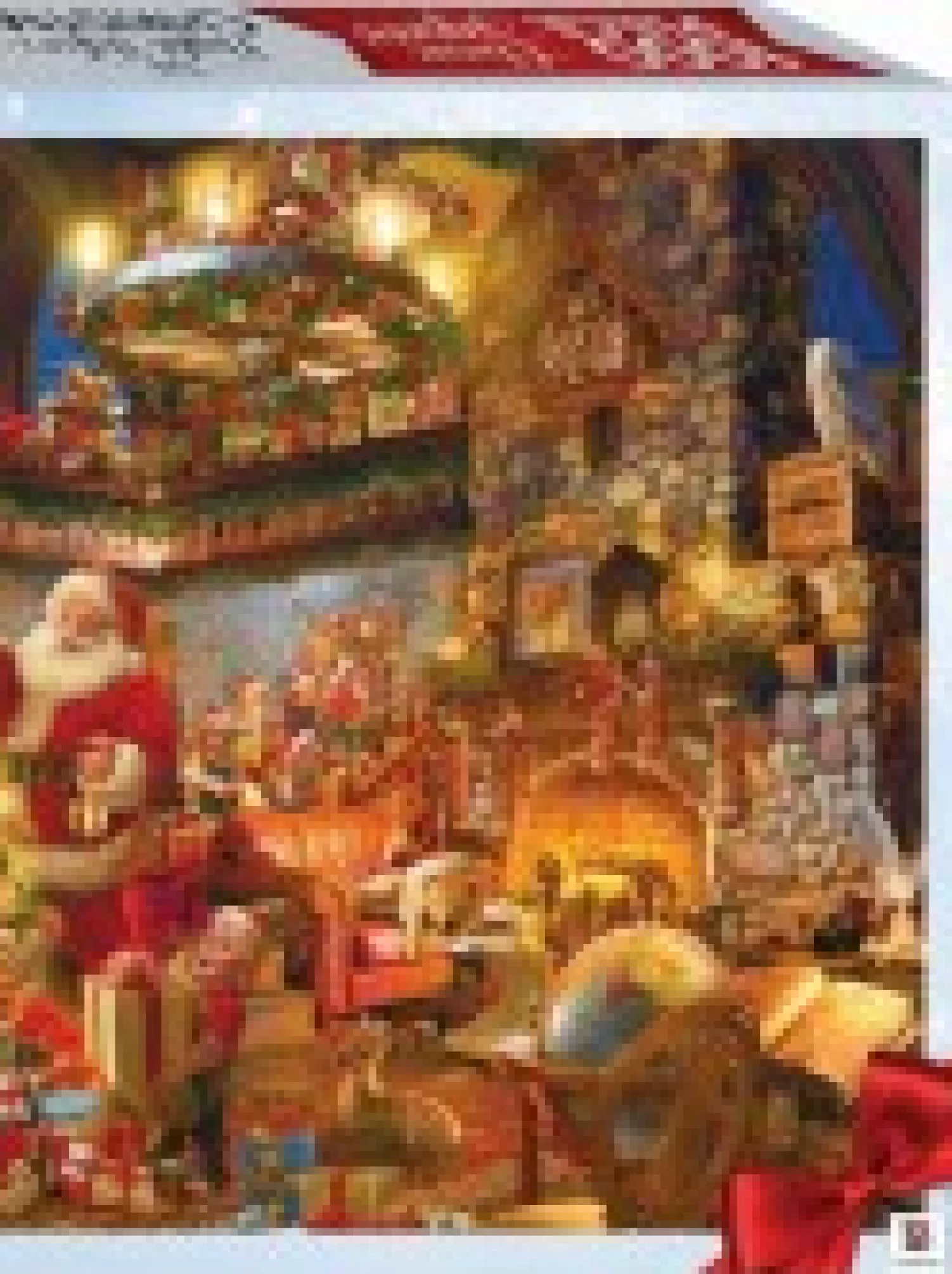 Christmas Warehouse The Night Before Christmas With Santa & Mrs Claus Jigsaw Puzzle - 1000 Pieces> Christmas Games & Puzzles