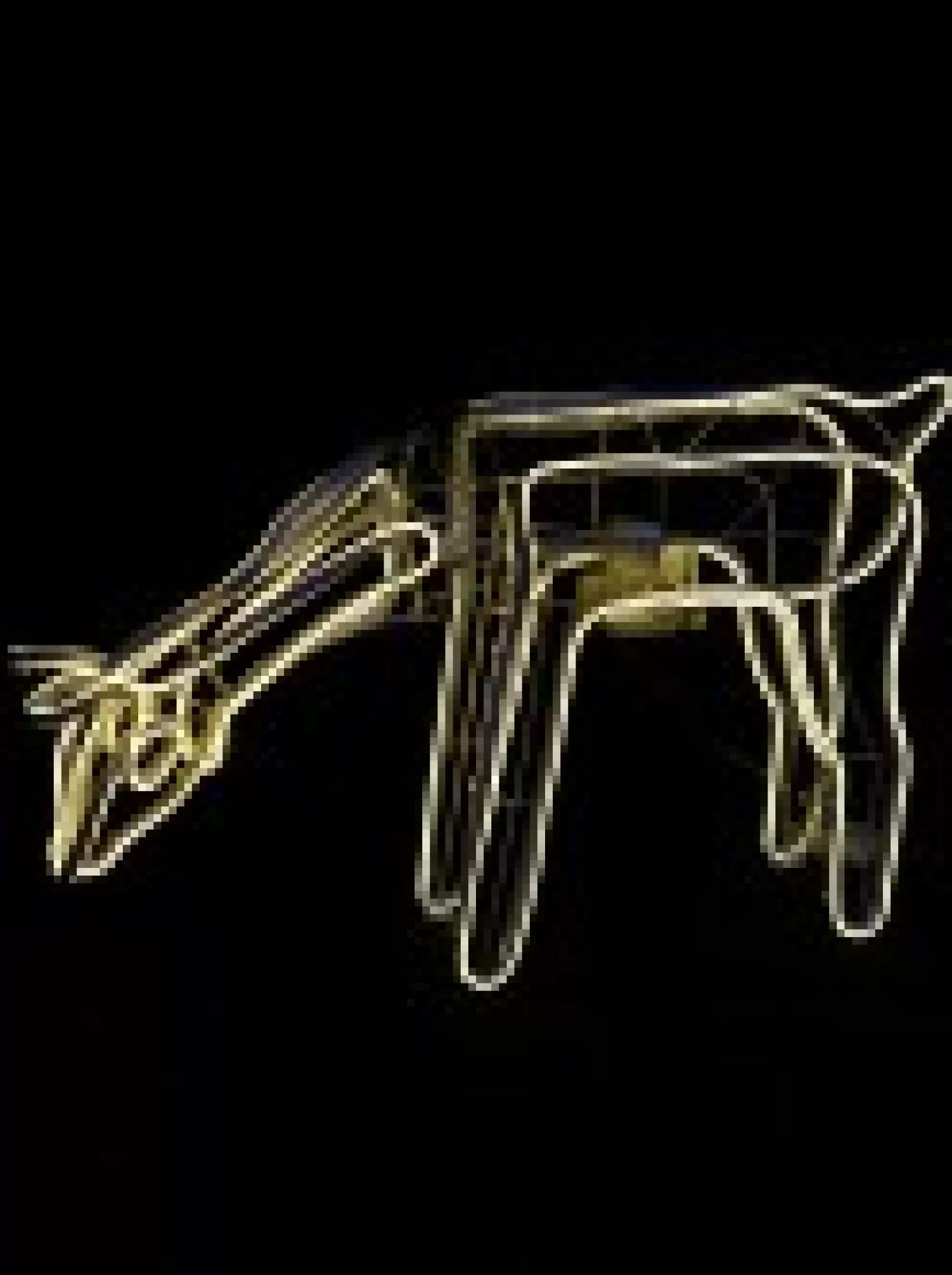 Christmas Warehouse Warm White Animated Grazing Reindeer Neon Christmas Light Display - 77Cm> Christmas Light Displays - 3D