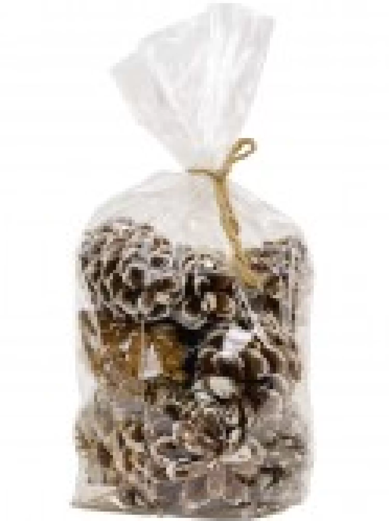 Christmas Warehouse White Frosted Tip Christmas Natural Pine Cone Decorations - 300G> Natural Christmas Decorations