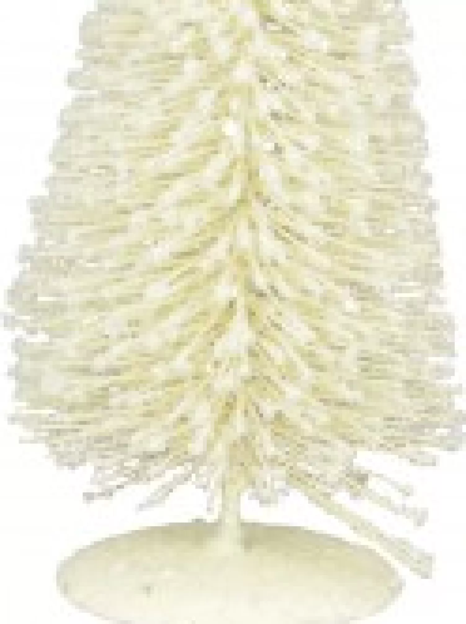 Christmas Warehouse White Iron Christmas Tree With Snow Dust & Star Table Top Ornament - 19Cm> Table Top Christmas Trees