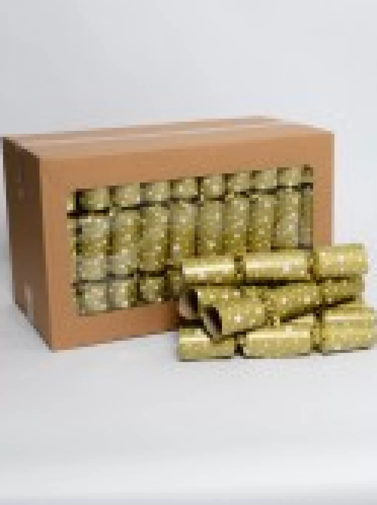 Christmas Warehouse White Stars Pattern Design On Gold Christmas Cracker Bon Bons - 50 X 30Cm> Christmas Cracker Bon Bon Catering Packs (50 Per Pack)