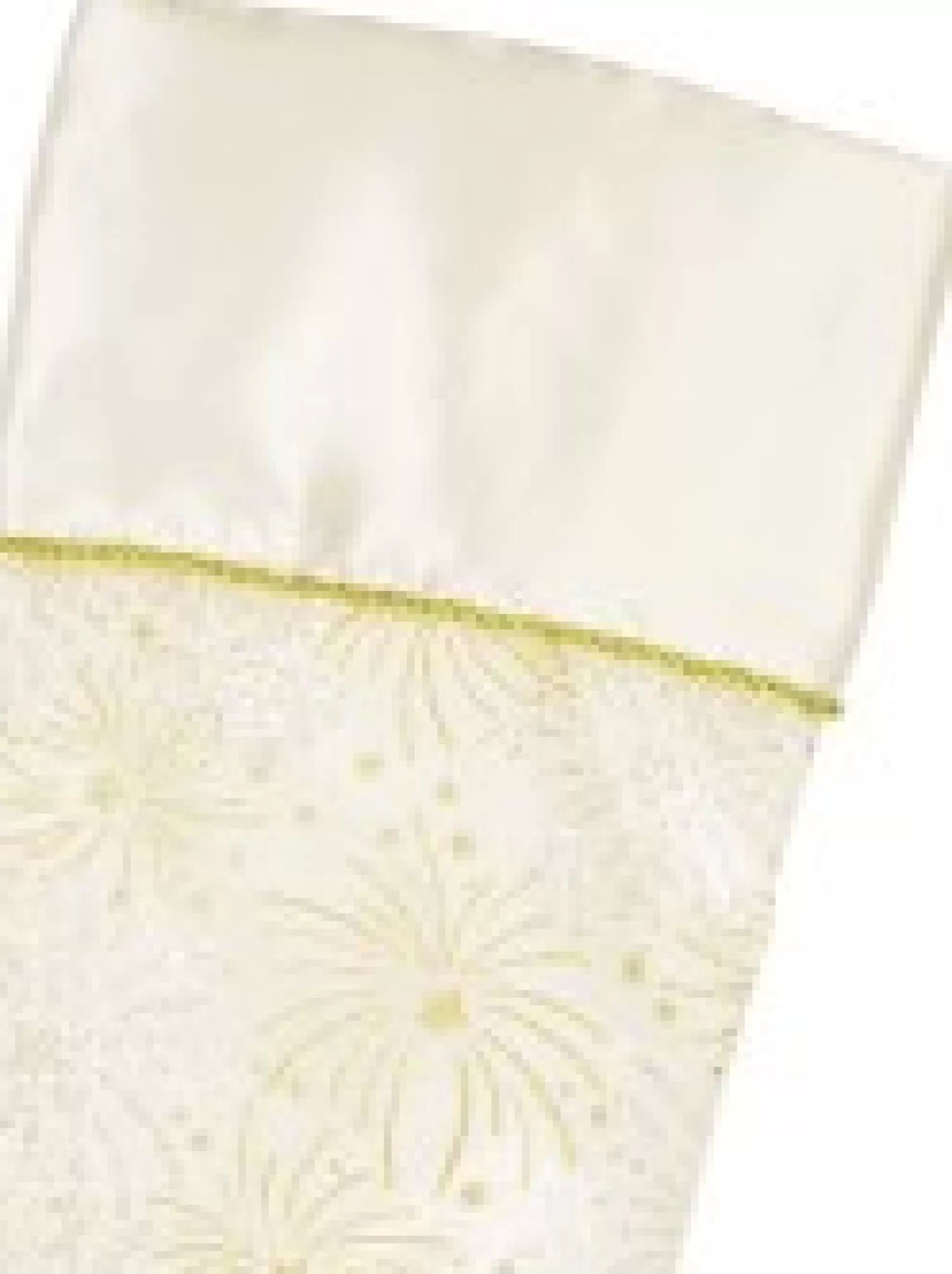 Christmas Warehouse White With Gold & Iridescent Glitter Sunburst Pattern Christmas Stocking - 48Cm> Christmas Stockings
